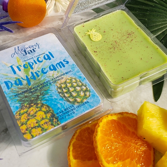 Tropical Daydreams - Soy Wax Melt Clamshell 2.6oz - Picture 1 of 1